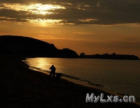 威海國際海水浴場：美麗日落.jpg